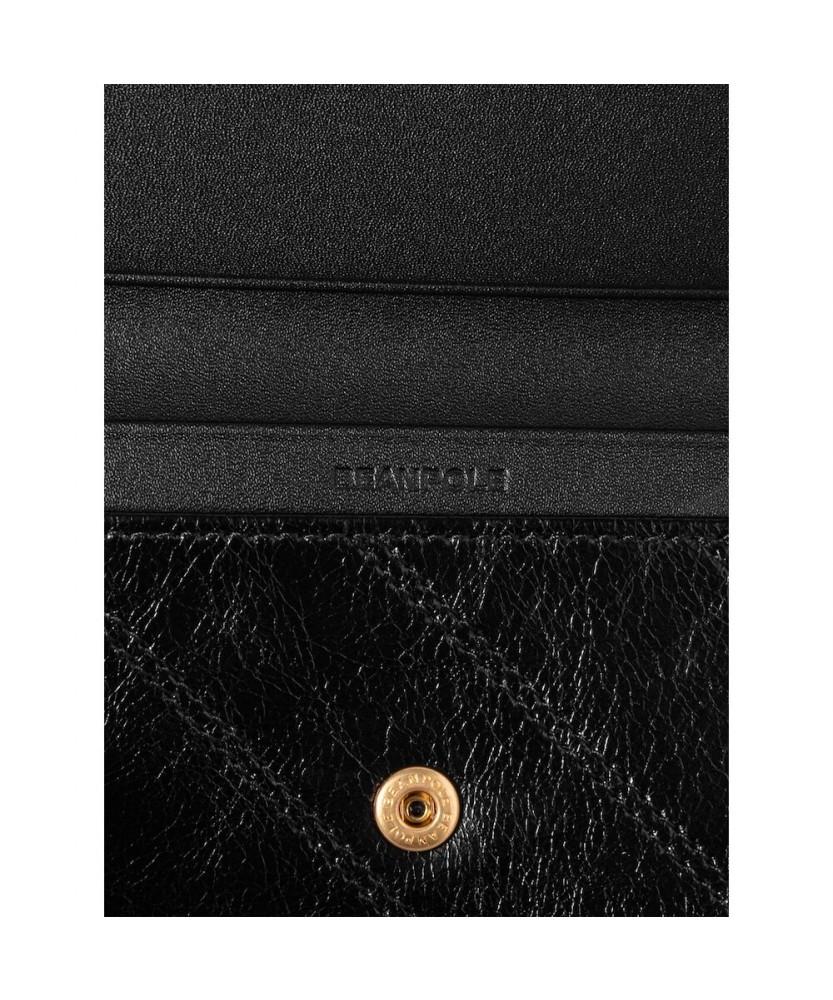 Аксессуар Beanpole Кошелек Nora, стеганый, узкий, длинный - Черный