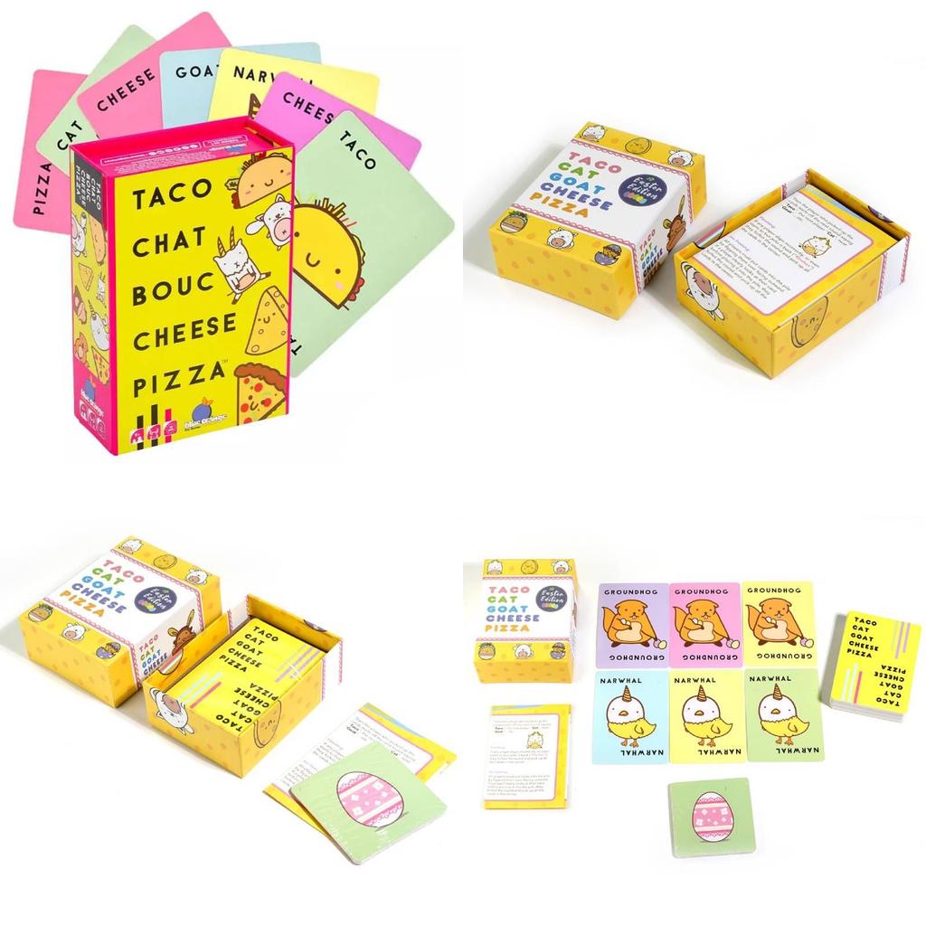 Vibrant Taco Cat Goat Cheese Pizza Card Deck Perfect For Parties And Events