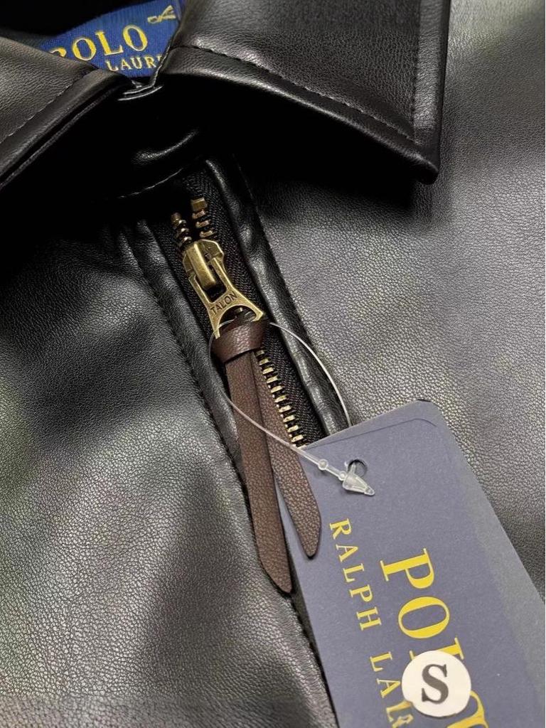 CrossPolo RL Ralph 25 Модный Крутой Стиль для Пары Кожаная Куртка с Лацканами из ПУ - Длинный Рукав, Мода Гонконга и Кореи