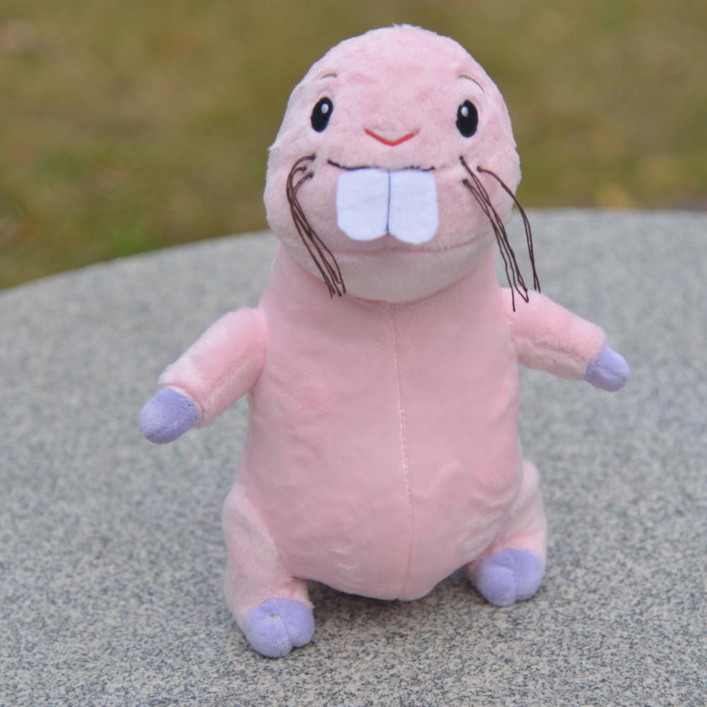 Big Pink Teeth Marmot Plush Toy Cartoon Stuffed Animal Doll Cute Decoration