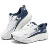 Skechers Go Run Max Road 6 Легкие Удобные Прочные Низкие Тренировочные Беговые Кроссовки Мужские Сникер Белый Синий 246078-WNV