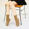 Petite Marie Scale Compatible Plain Socks and Bear Teleco Set Khaki Casual 40cm BJD Doll 1/3 MDD/MSD 3-Piece (Knee-High Socks, Over-the-Knee Socks,