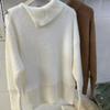 Women S Loose Half Collar Knit Sweater Casual Lazy Style Soft Top