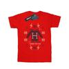 Harry Potter Womens/Ladies Christmas Knit Cotton Boyfriend T-Shirt