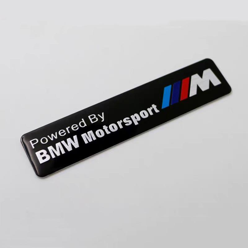 BAD1 Car Styling Emblem Aluminum Alloy Car Fender Trunk Badge Stickers For Bmw M E90 E60 F30 F10 E39 E36 F20 G30 G20 E87 E92 E91 X1 5 KF5