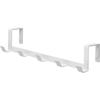 Porte-manteau - YAMAZAKI - Smart Wide - Blanc - 5 Crochets - Design Contemporain