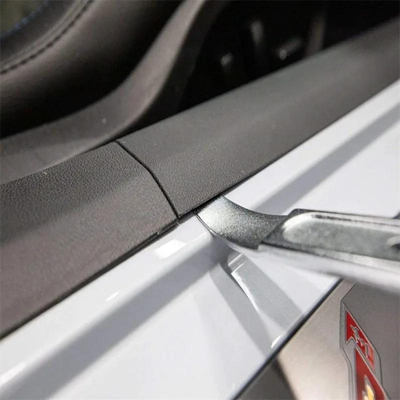 4140 Металлический ломик для снятия обшивки автомобиля Инструмент для снятия обшивки салона автомобиля Металлический мини-карманный ломик из нержавеющей стали Инструмент для снятия обшивки салона автомобиля