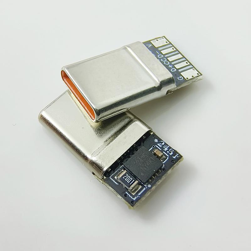 120 Вт USB Type-C Папа: 5-контактная паяльная площадка для быстрой зарядки, совместима с OPPO, Xiaomi, VIVO, Huawei