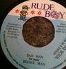 7inch Record BEENIE MAN / ANDREW THOMAS & STEVEN - Bad Man / Version Dis 'N' Dat None Rude Boy 1998 Jamaica Reggae, Ska & Dub Used