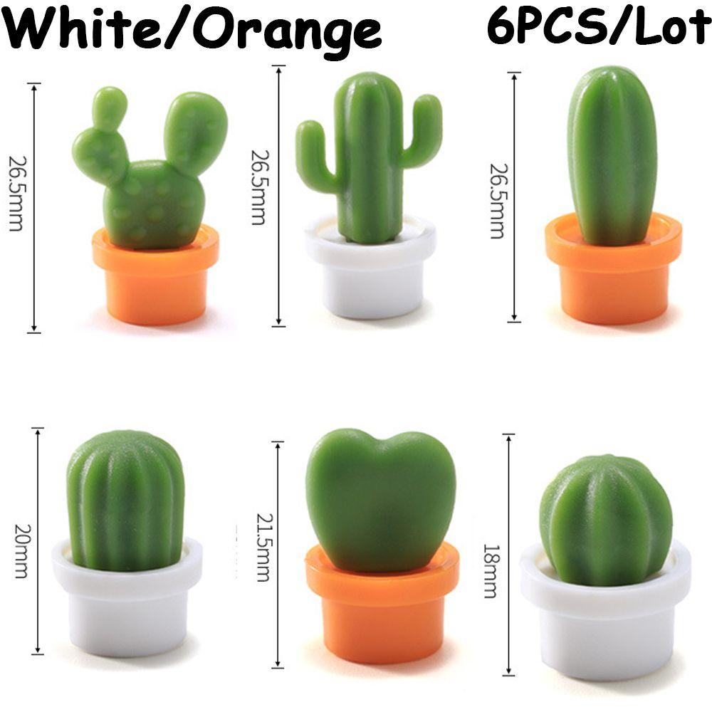 Board Home Decoration Magnetic Stickers Succulent Potted Simulation Cactus Refrigerator Magnet