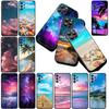 Для Samsung Galaxy S20 S22 S21 FE Ultra Plus A07 A17 A15 A16 A25 A57 A37 Чехол для телефона Гора Вселенная Галактика Море Пляж Путешествие