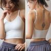 Beautiful Back U-shaped Lower Abdomen Vest Women's Summer With Bottom And Chest Pad, Outerwear Small Sling