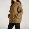 Womens Oversized Sweatshirts Fleece Hoodies Long Sleeve Shirts Pullover Fall Clothes With Pocket