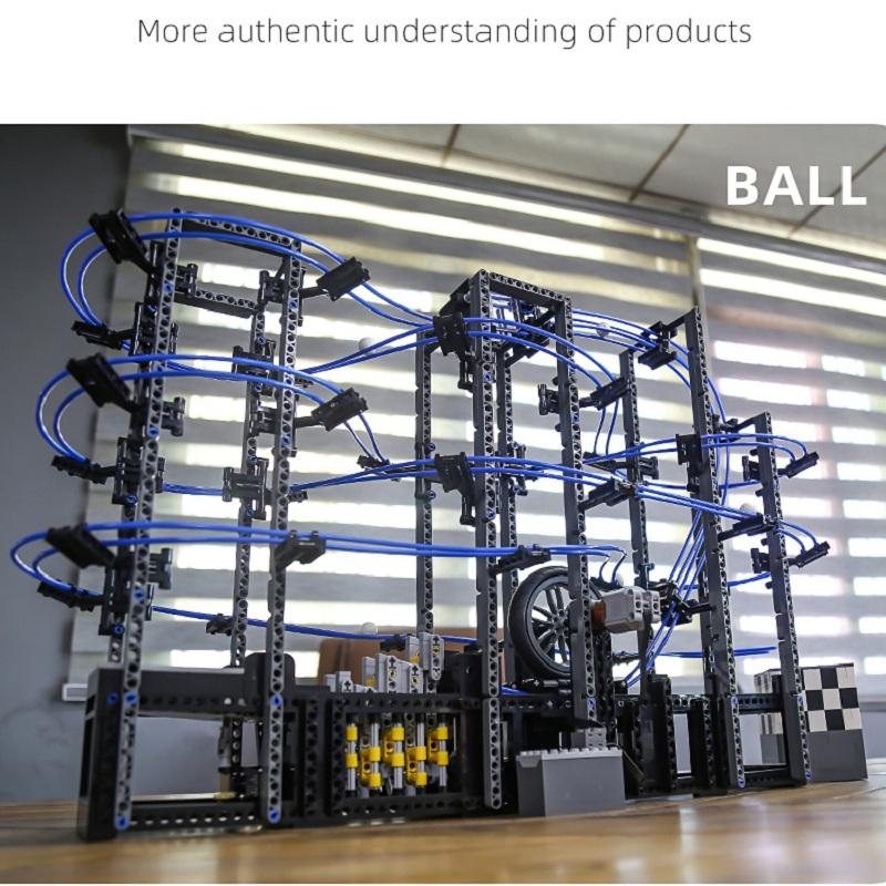 MOULD KING 26002 Creative Educational Toys Motorized Great Ball Contraption Model Building Blocks MOC Bricks Kids Gifts For Kids