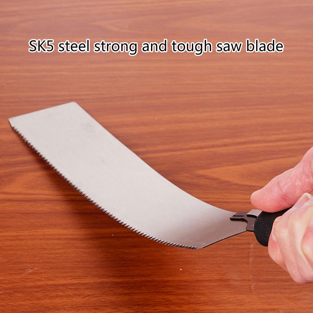 Professional Woodworking Saw Japanese Pull Saw with Fine Teeth Fast and Accurate Cutting Tool for Construction Workers