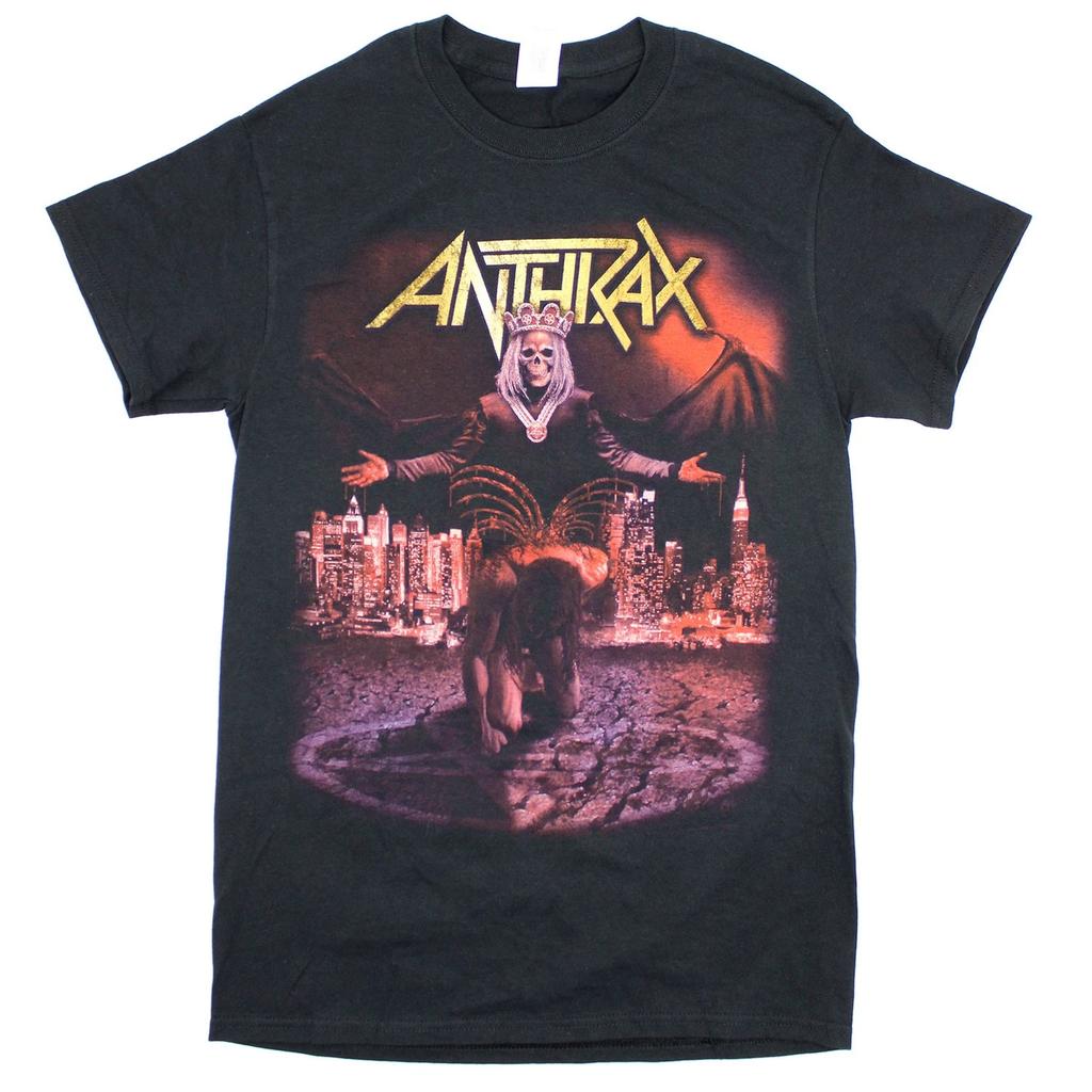 Men's Anthrax World Tour 2017 T-shirt Small Black