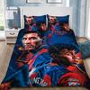 Football Stars Duvet Cover Pillowcase Bedding Set Adult Boy Girl Bedroom Decoration Children Gift Single Double Large Size
