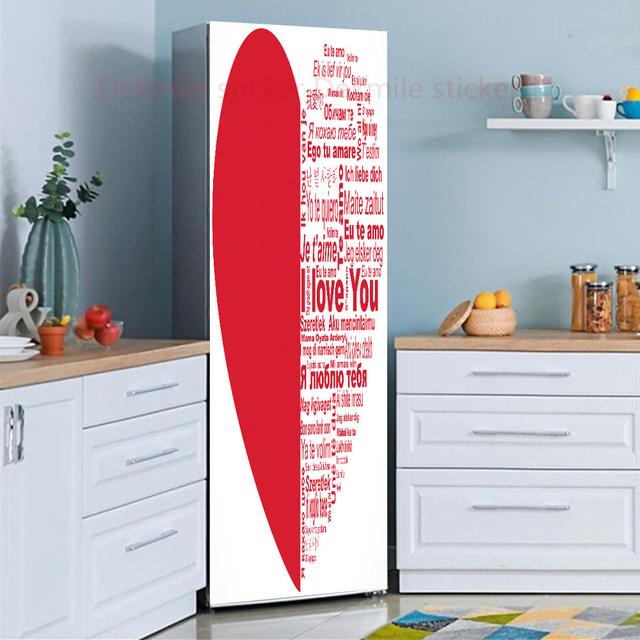 39 стилей на выбор, цветы, пейзаж, наклейка на холодильник, пилинг-палка, водонепроницаемая двойная дверь, морозильная камера, декор для шкафа, художественная роспись