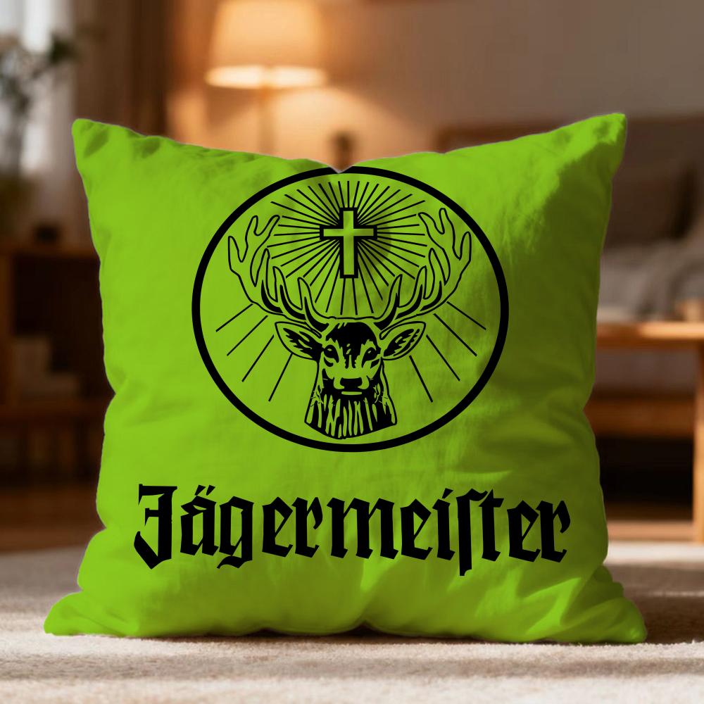 Модная наволочка J-Jjagermeisterer Мягкая Стирка Многоцелевая Для Дивана Кровати Путешествий Офиса