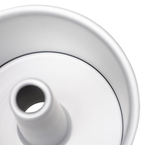 OCASHIEASY 17cm Aluminum Chiffon Cake Mold, Seamless Chiffon Mold with Removable Bottom, Perfect for Expansion