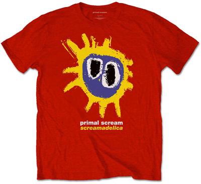 Красная футболка унисекс Primal Scream Screamadelica