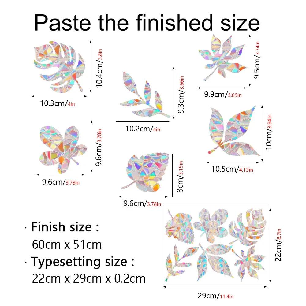 ПВХ кошка бабочка призрак призма стекло радуга ловец солнца наклейки на окна настенные наклейки для дома спальня украшения самоклеящаяся наклейка