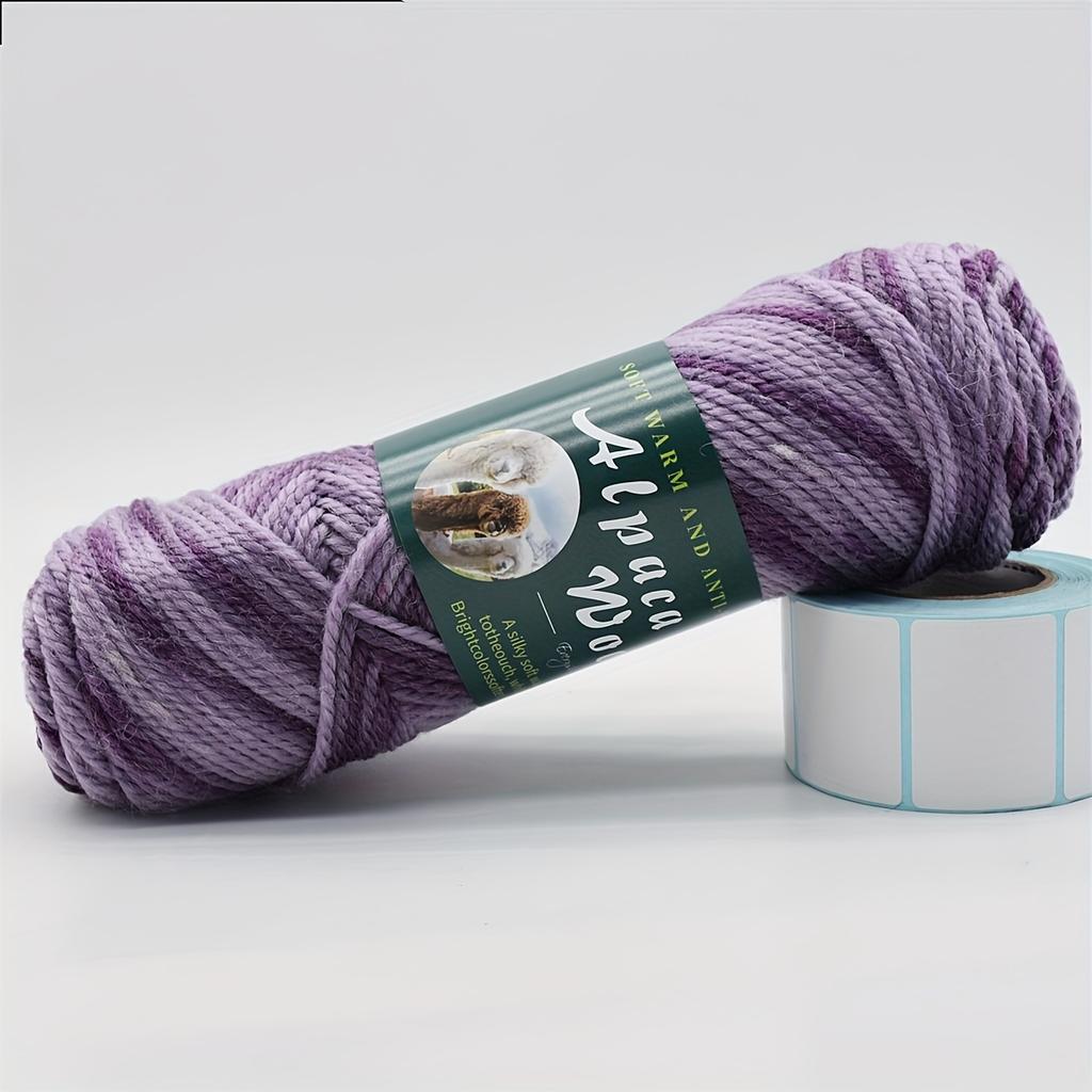 3 Pack Alpaca Blend Yarn (100g Each, 110m) Soft & Durable Worsted Weight for Knitting & Crochet – Sweaters, Blankets, Scarves 3.5-4.5mm Needles/Hooks