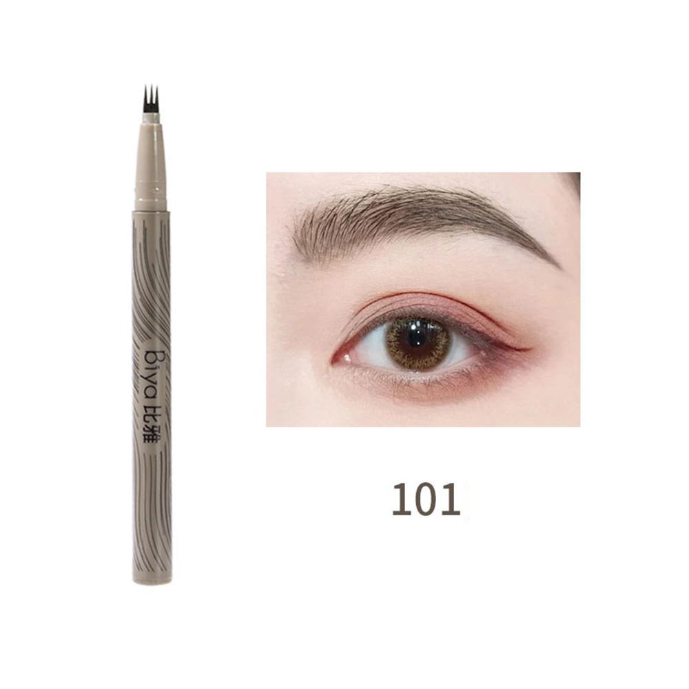 Biya Многофункциональный карандаш для бровей Определите нижние ресницы Стойкая ультратонкая подводка для глаз Водный карандаш для бровей