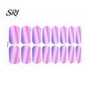 Glitter Nail Stickers Polish Strips with File Easy Apply Remove Self Adhesive Women Home Manicure Decals Full Sticker DIY Art Decoration Wrap Reusable