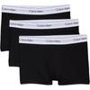 Letter Print Mid-Rise Comfortable Boxer Briefs 3-Pack Men Underwear Black 000NB3963A-UB1
