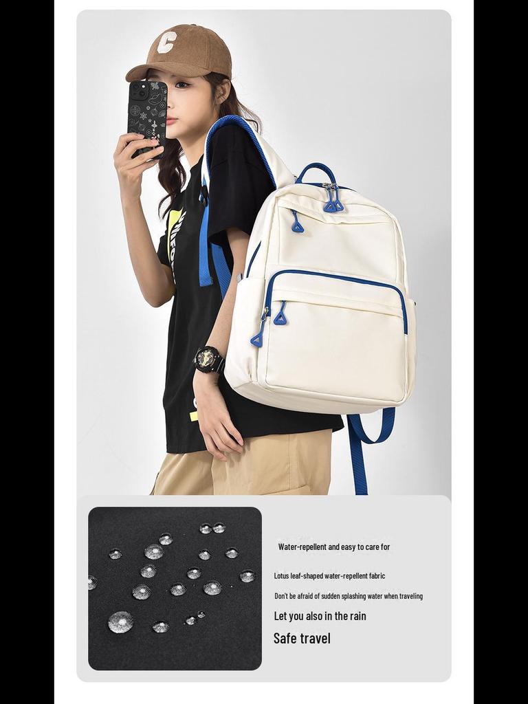 Водонепроницаемый рюкзак большой вместимости Feisha для пар и студентов — идеально подходит для школы и путешествий, прочный и подходит для ноутбука