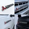 1pcs ABS Car Side Letters Emblem Trunk Badge Sticker for Mitsubishi Lancer 9 ASX L200 Colt Pajero Outlander Eclipse EVO