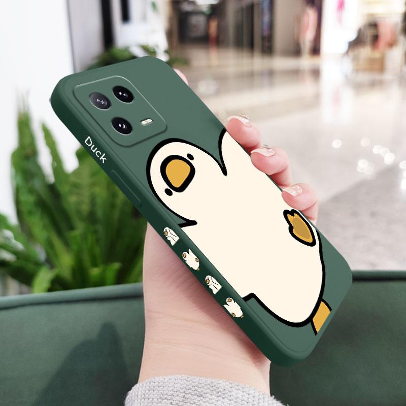 Beautiful Duck Phone Case For Xiaomi Mi 14T 14 13 13T 12 12X 12T 11 11T Ultra 10 10T 9 9T 9SE 8 Pro Lite Liquid Silicone Cover