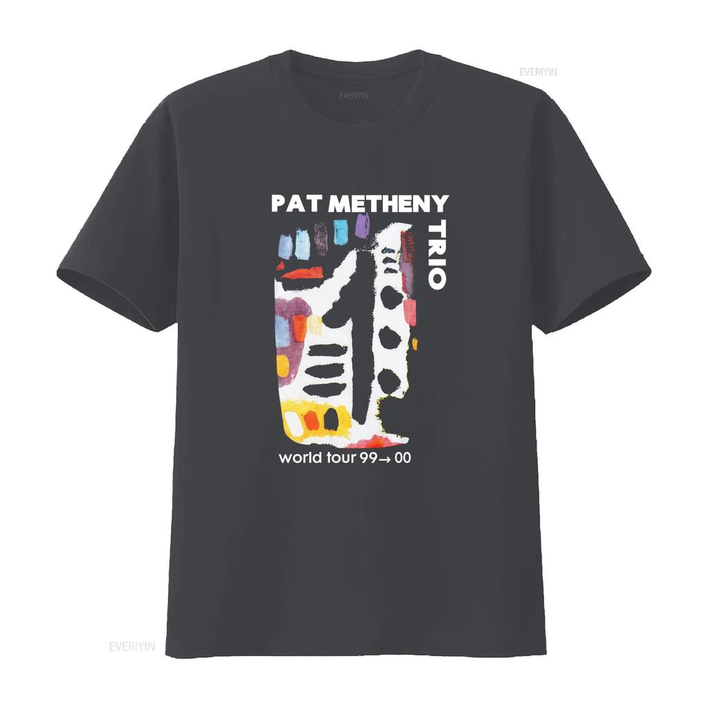 Vintage 1999 Pat Metheny Trio World Tour 99 00 T Shirt vintage Washed Breathable Soft Stylish homme Versatile graphic