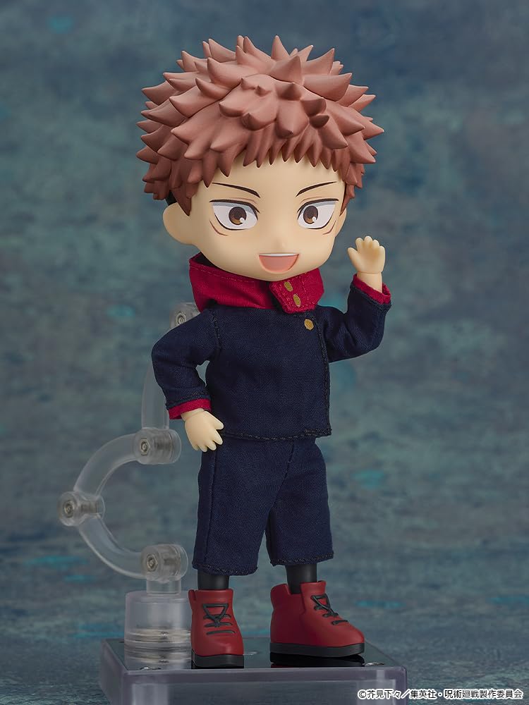 Good Smile Company Nendoroid Doll Jujutsu Kaisen Yuji Itadori Fabric Magnet Plastic Painted Movable Figure Non-scale & &