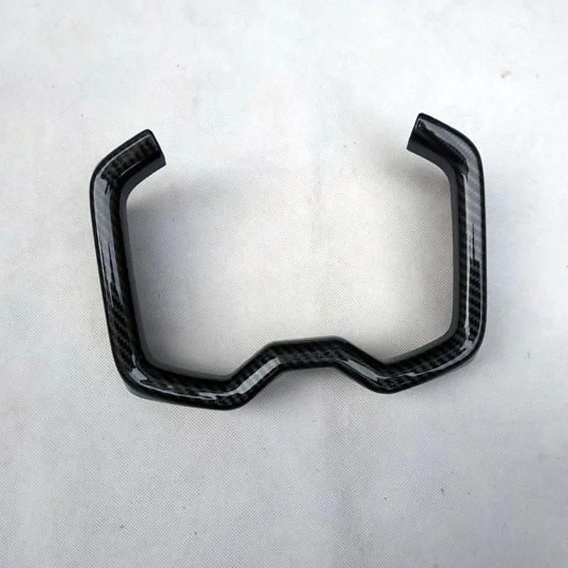 Interior Front Water Cup Holder Protection Cover Trim for Toyota Rav4 Xa50 Car Accessories Imitation Carbon Fiber