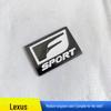 Compatible with Lexus IS200T, RX, ES, NX, CT200; features FSPORT logo and rear emblem.