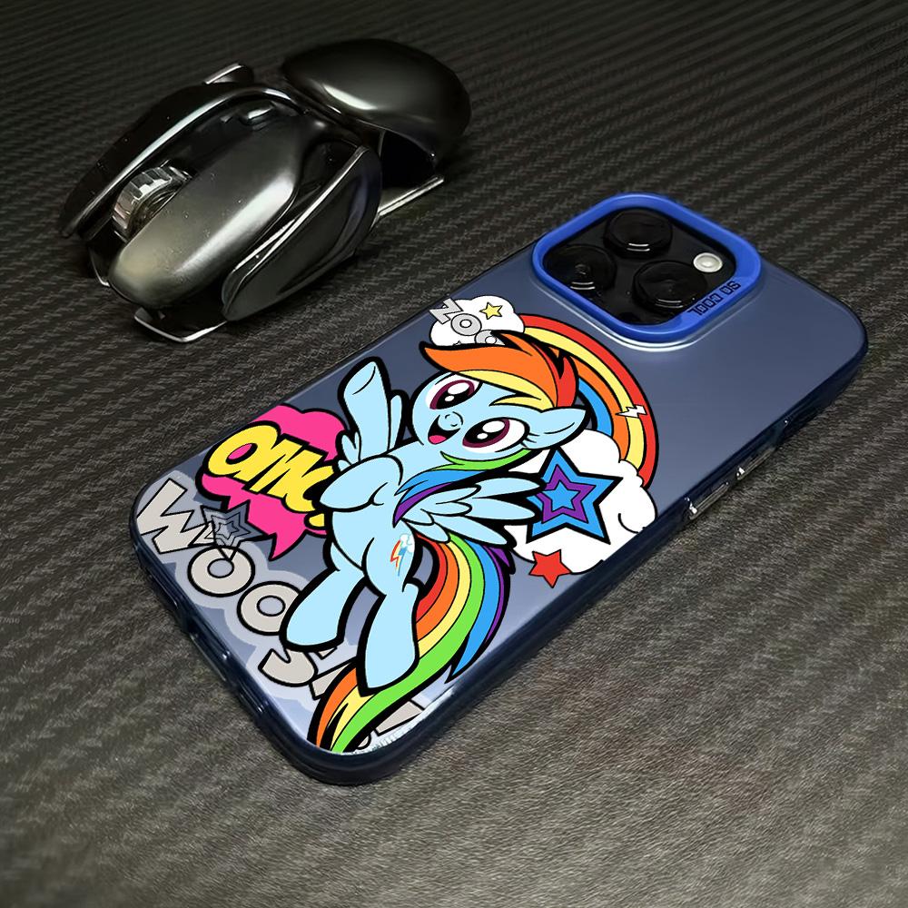 Милый мультяшный пони Чехол для телефона для Samsung Galaxy S26 S25 S24 S23 S22 S21 20 Note20 FE Ultra Edge Plus 4G 5G Противоударный Матовый Чехол
