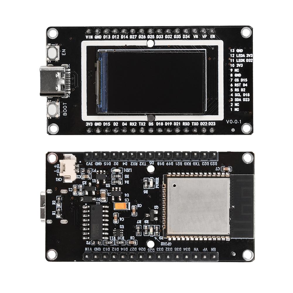 Esp32 1,9-дюймовый 1,14-дюймовый ЖК-экран Wi-Fi Bluetooth Плата разработки На борту модуль Esp-32 Интерфейс Type-C