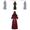 Средневековый Костюм Монаха Волшебника Жреца Комплект с Мантией и Шалью Для Косплей Мероприятий и Хэллоуина