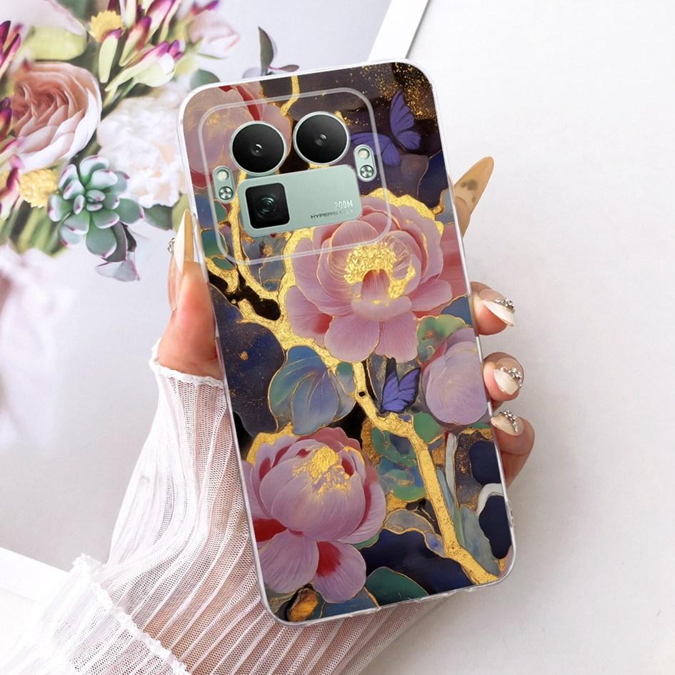 Чехол для Realme GT8 Pro 2025 RMX5210 Популярный Цветок Бантик Мягкий Тонкий Силиконовый Задний Чехол Для Realme GT 8 GT8 RealmeGT8 5G Coque