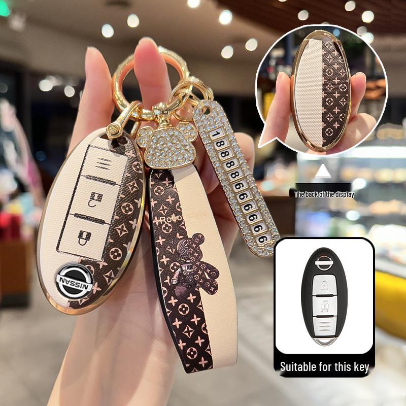 Nissan Sylphy, Teana, Qashqai, Tiida, Lannia, Bluebird Чехол для ключей и Женская сумка