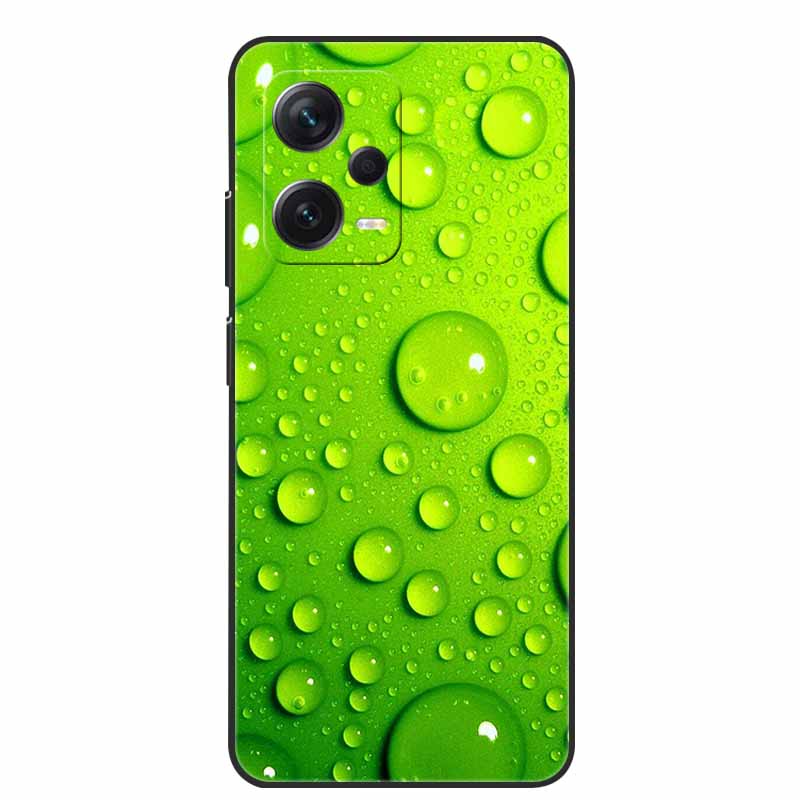 Мягкий чехол для Xiaomi Redmi Note 12 Pro 5G Черный ТПУ Силиконовый Чехол для Redmi Note 12 Turbo 5G / Note12 Pro Plus Pro+ Волк