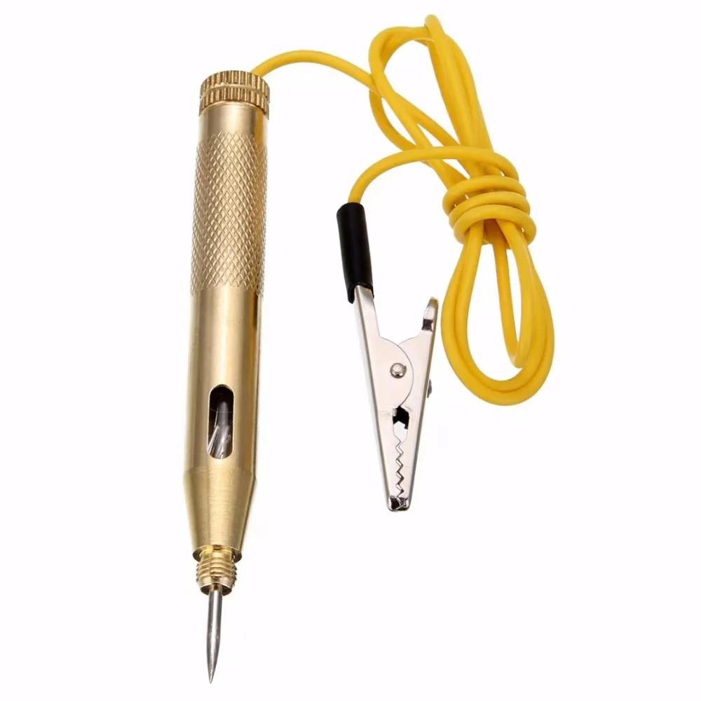 Practical Test Pens Car Circuit Fuse Electrical Testers Voltage Tester 6v/12v/24v Probe Pen Pencil Test Light