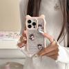 Черная Кошка Розовый iPhone15promax Милые Кошачьи Ушки Huawei Apple 14pro Чехол для Телефона Новая Модель
