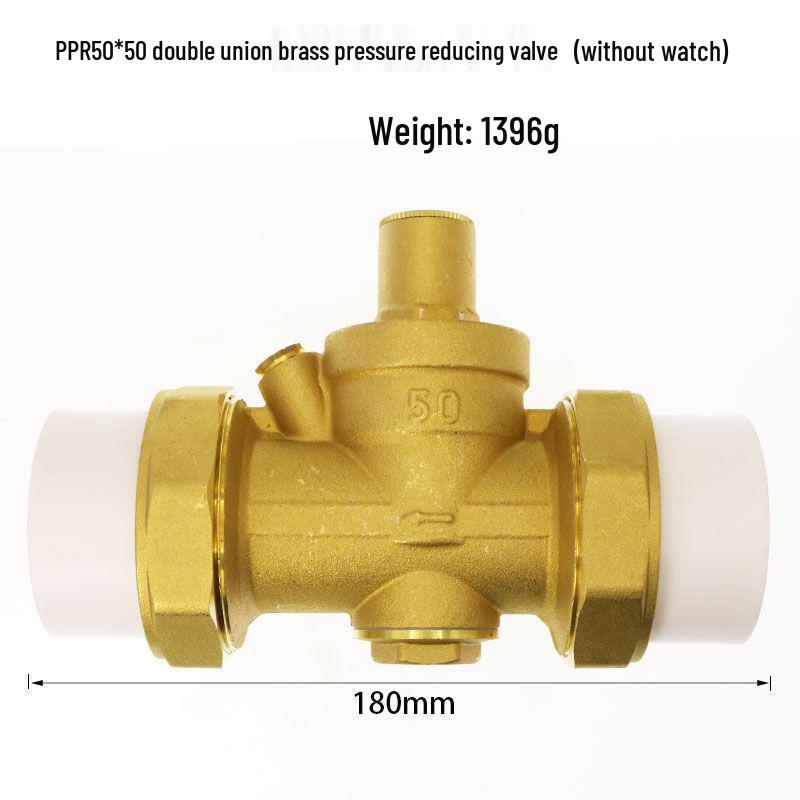 DN15 Регулируемый 4-точечный бытовой редукционный клапан давления воды для нагревателей и очистителей, диапазон давления 65-25