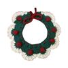 2x Knitted Cat Collars, Adjustable Pet Collars, Hand Knitted Scarves for