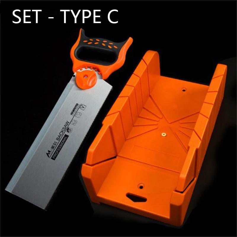 Woodworking Clamping Mitre Box Diagonal Saw Cabinet 45 90 Degree Saw Box Angle Saw Oblique Cutting Groove Sawing Guide Slot