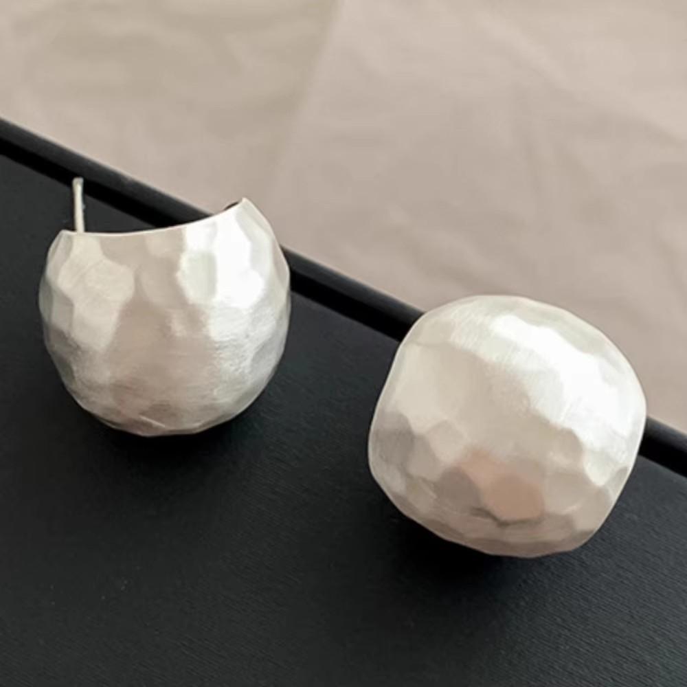 PANJBJ 925 Silver Bow Knot Earring for Women Texture Tassels Sweet Romantic Korean Jewelry Gift