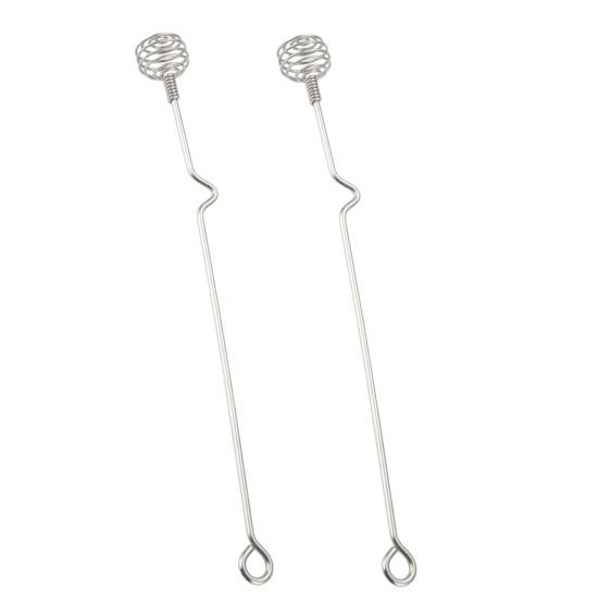 Ложка-палочка для меда из нержавеющей стали, палочка для перемешивания меда, многофункциональная ложка для смешивания чая, коктейлей, палочка для перемешивания меда для сиропа, джема, напитков